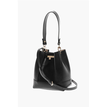 Leather LINDA Shoulder Bag with Removable Strap