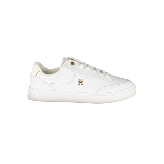 White Leather Women Sneaker