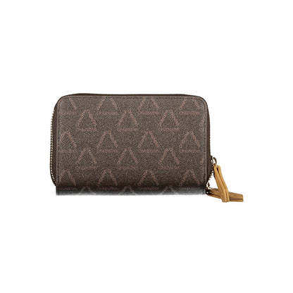 Brown Polyethylene Women Wallet
