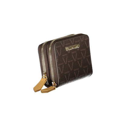 Brown Polyethylene Women Wallet