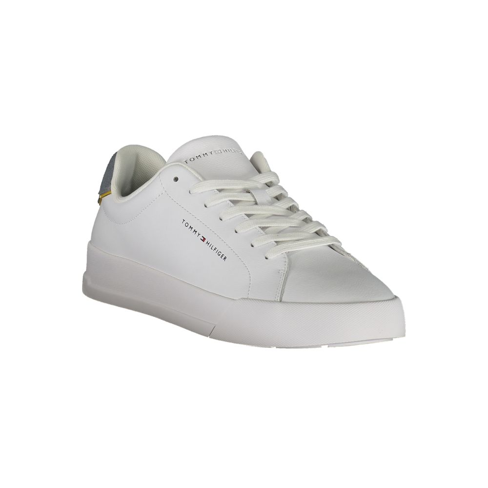White Leather Men Sneaker