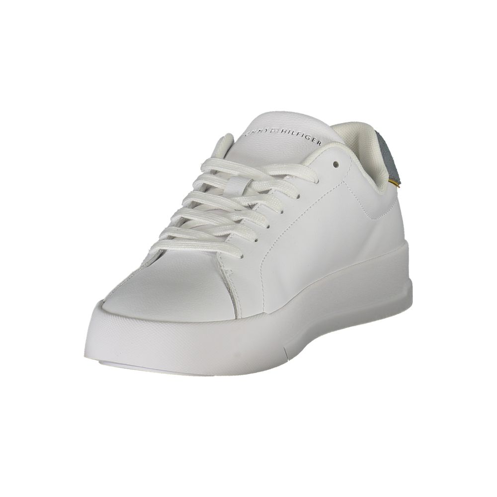 White Leather Men Sneaker