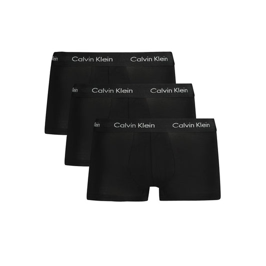 Black Cotton Men Boxer