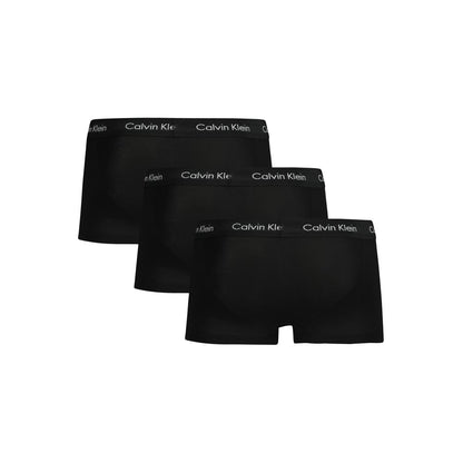 Black Cotton Men Boxer