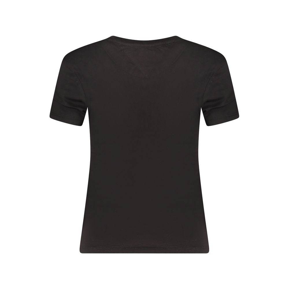 Black Cotton Tops & T-Shirt