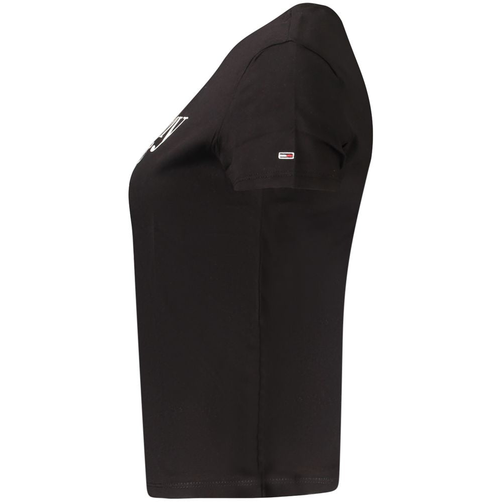 Black Cotton Tops & T-Shirt