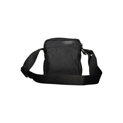 Black Polyester Men Shoulder Bag