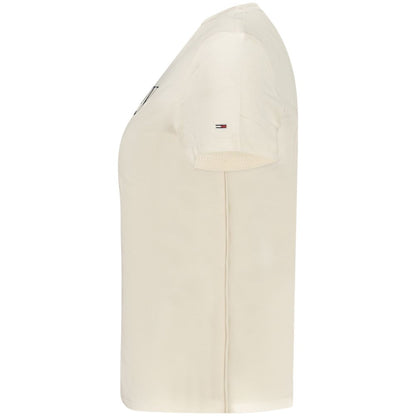 Beige Cotton Women Top