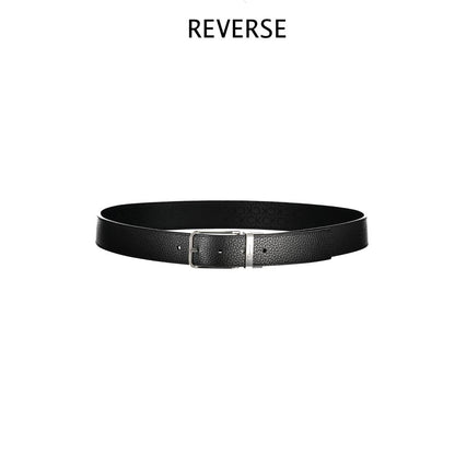 Black Polyester Men Belt