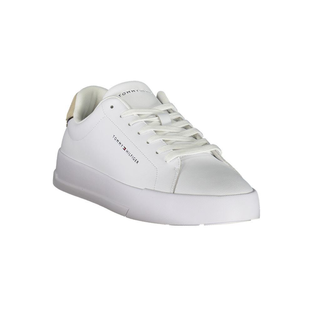 White Leather Men Sneaker