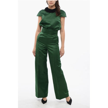 High-waisted CUMMERBUND Pants