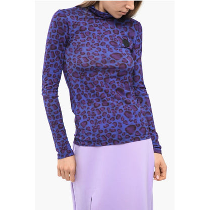 Turtleneck Animalier Top