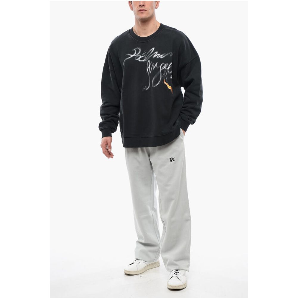 Crew Neck FOGGY Brushed Cotton Sweatshirt