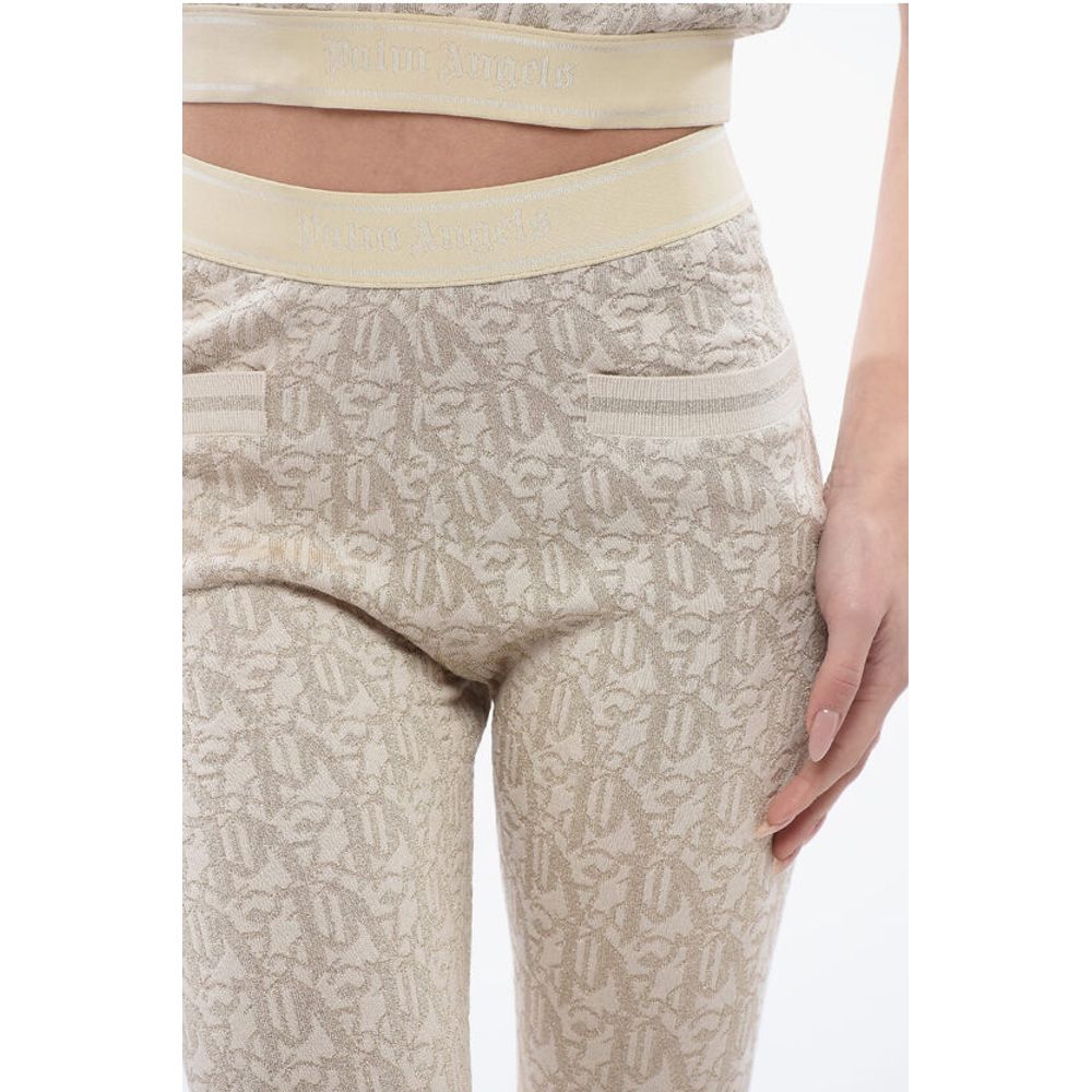 Monogram Jacquard Pants With Logoed Band