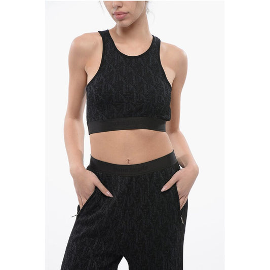 Monogram Lurex Crop Top