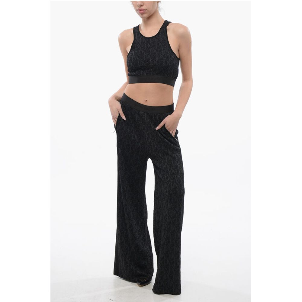 Monogram Lurex Crop Top
