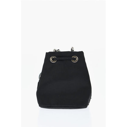 Nylon Studded Pouch with Rhinestones