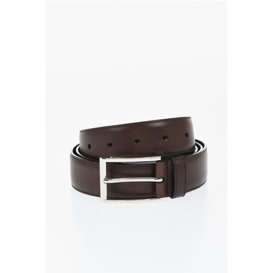 Solid Color Leather NEVADA Belt 30mm