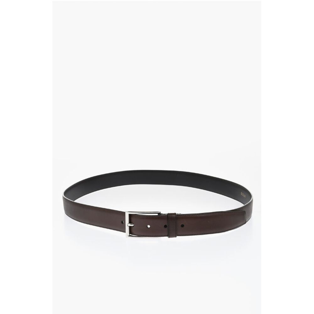 Solid Color Leather NEVADA Belt 30mm