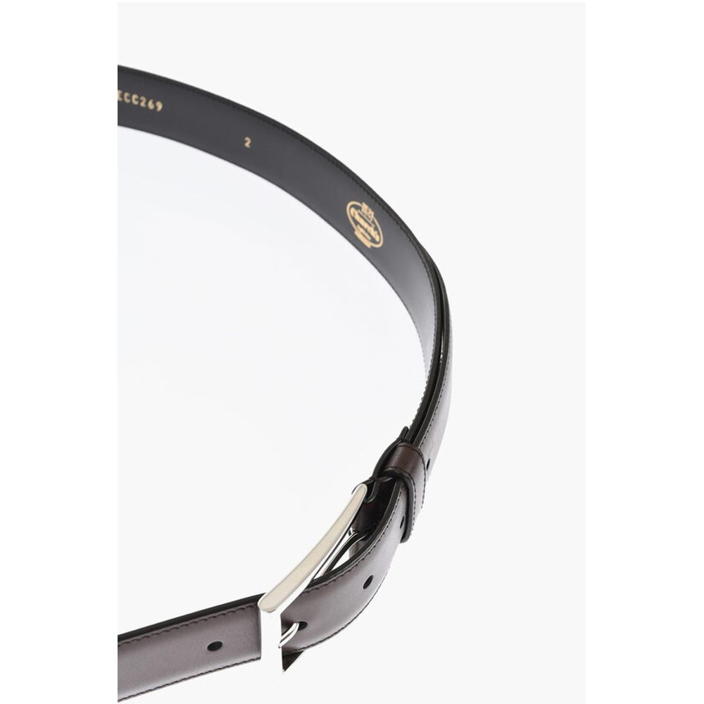 Solid Color Leather NEVADA Belt 30mm