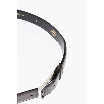 Solid Color Leather NEVADA Belt 30mm