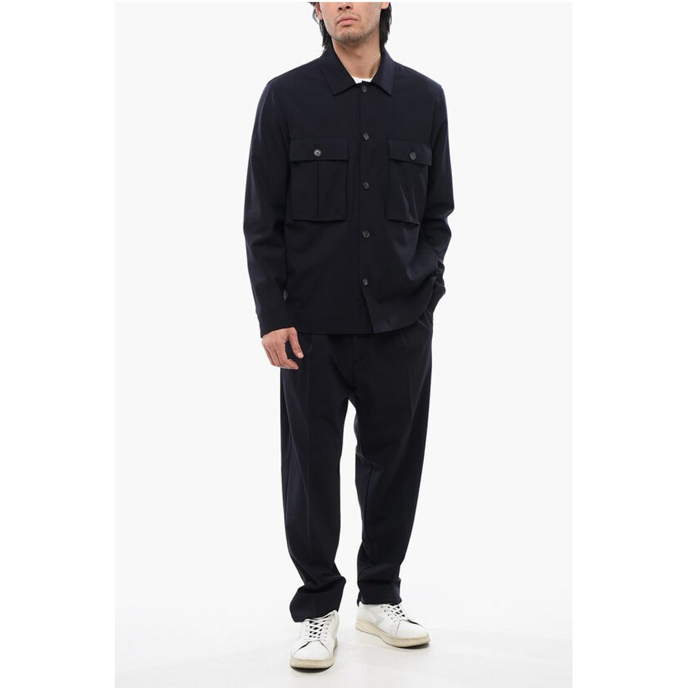 Technical Wool Overshirt