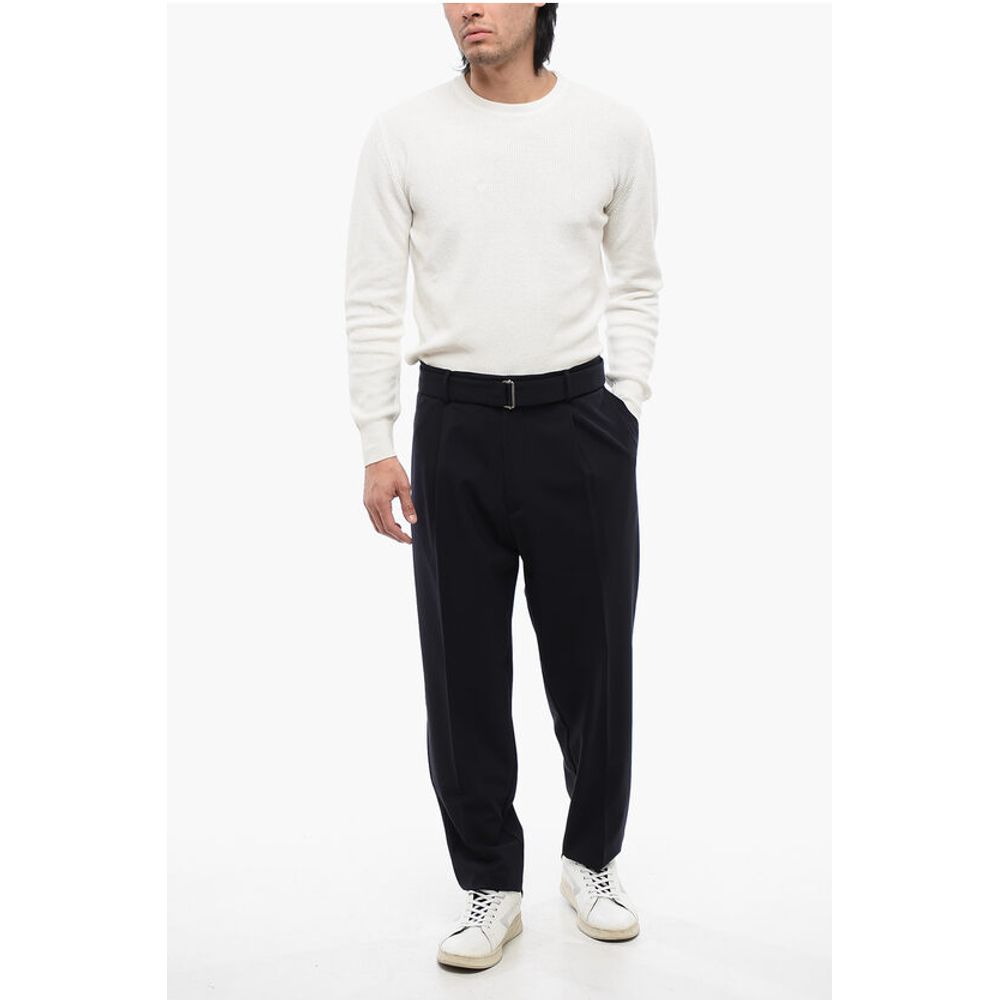 Technical Wool BELT Pants