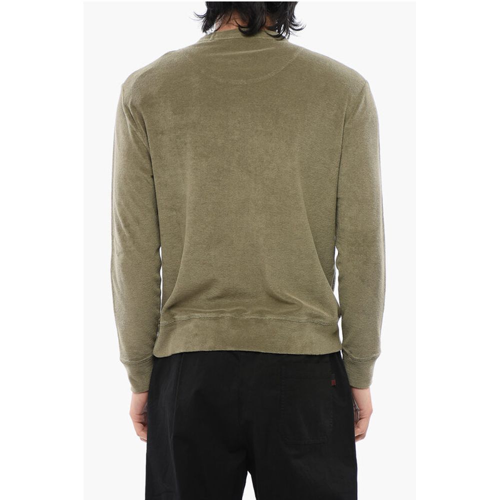 Terry Cotton Crewneck Sweatshirt
