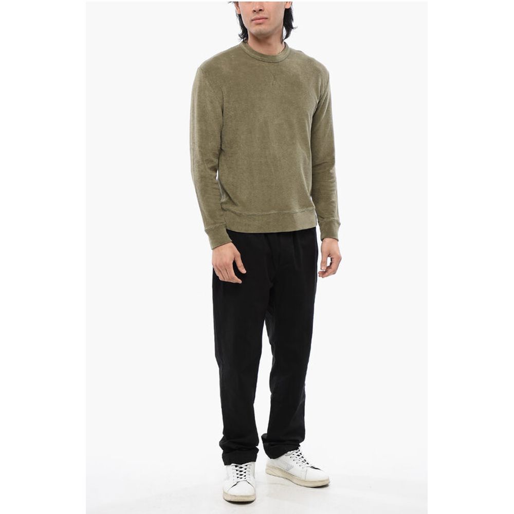 Terry Cotton Crewneck Sweatshirt