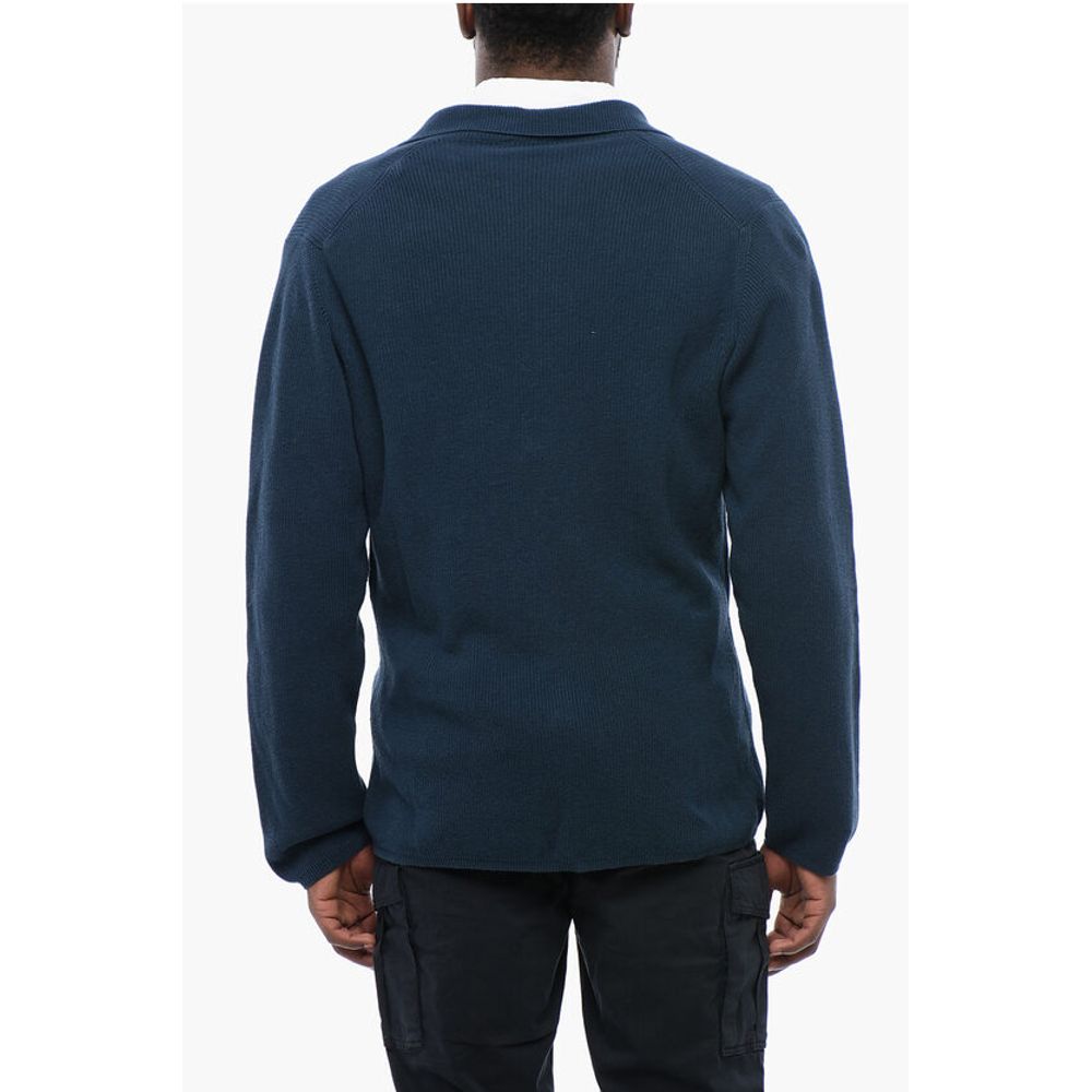 Linen-blended Cardigan with Lapel