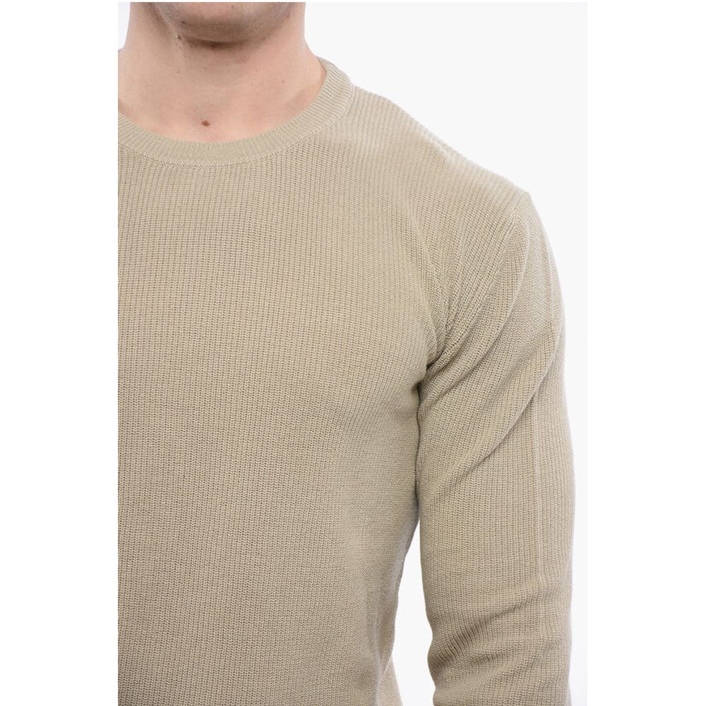 Linen-blended Crewneck Sweater