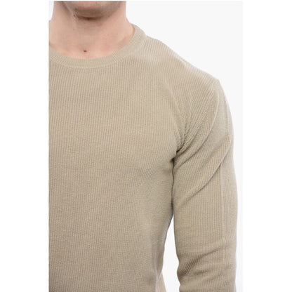 Linen-blended Crewneck Sweater
