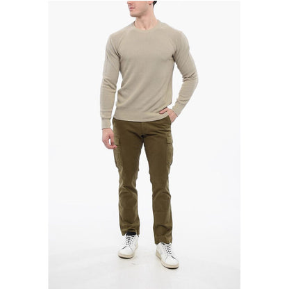 Linen-blended Crewneck Sweater