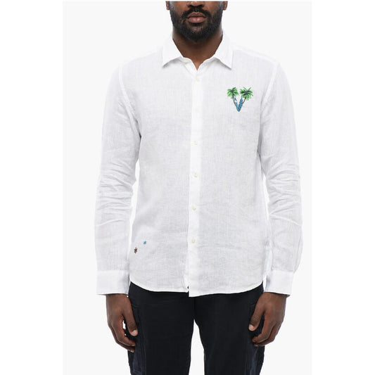 Embroidered Linen Shirt