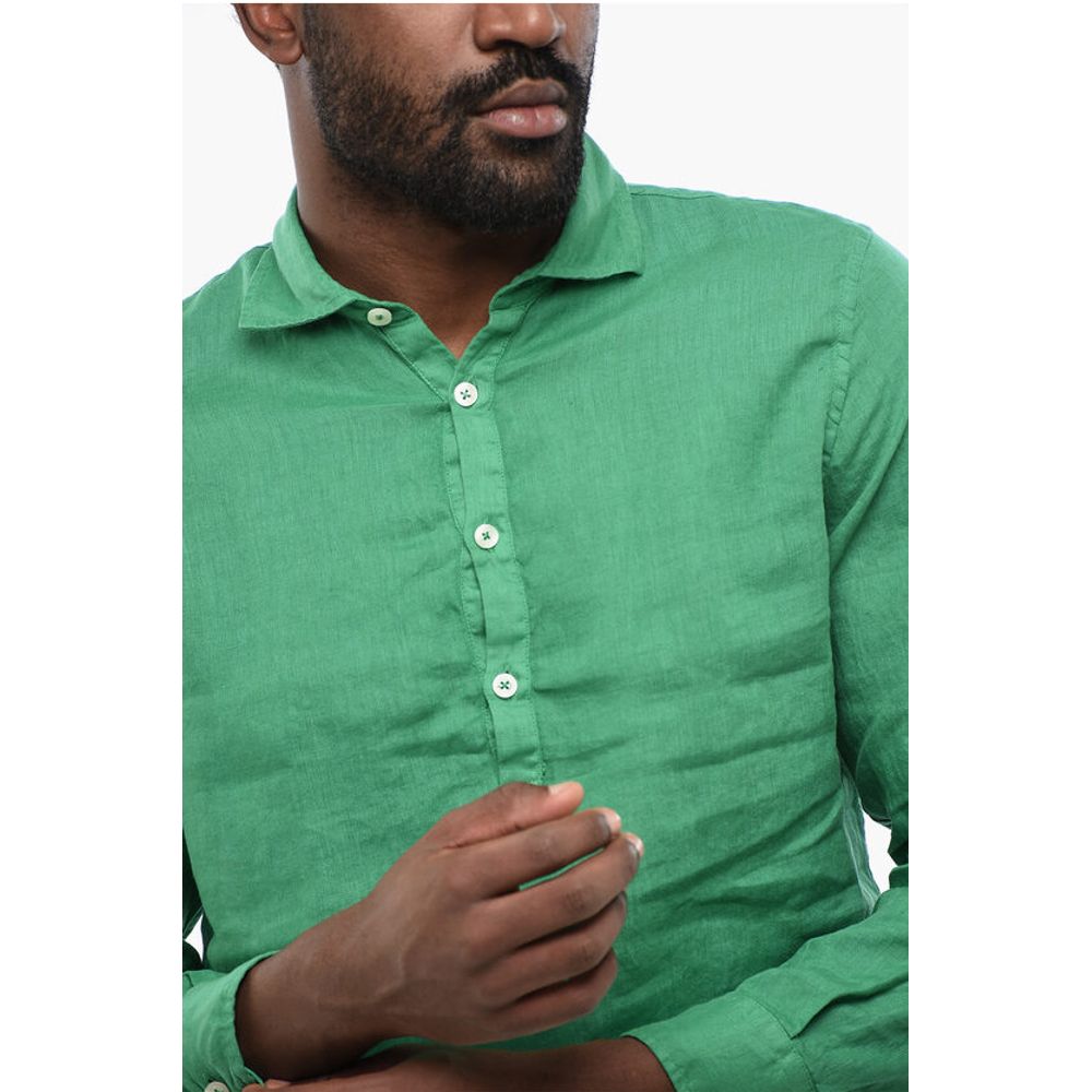 Linen Long Sleeved Shirt