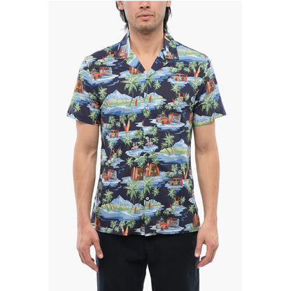 Allover Print Short Sleeved Shirt