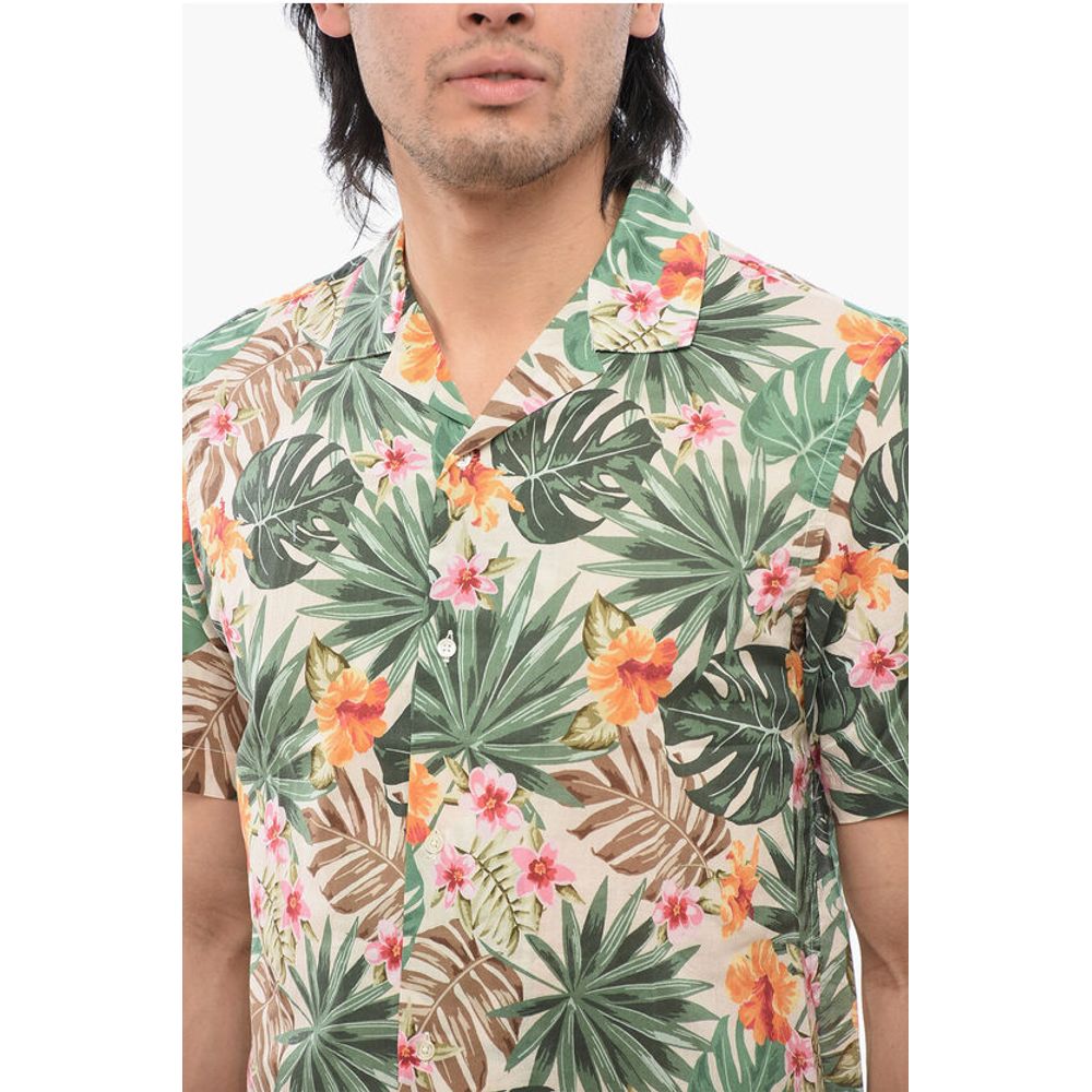 Floral Print Short Sleeved Shirt