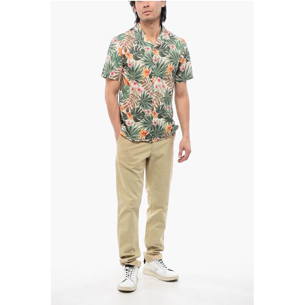 Floral Print Short Sleeved Shirt