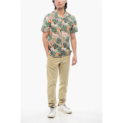 Floral Print Short Sleeved Shirt