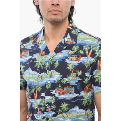 Allover Print Short Sleeved Shirt