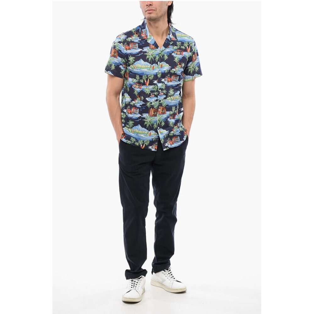 Allover Print Short Sleeved Shirt