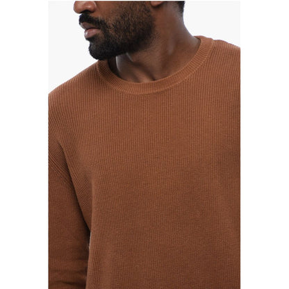 Linen Blend Crewneck Sweater
