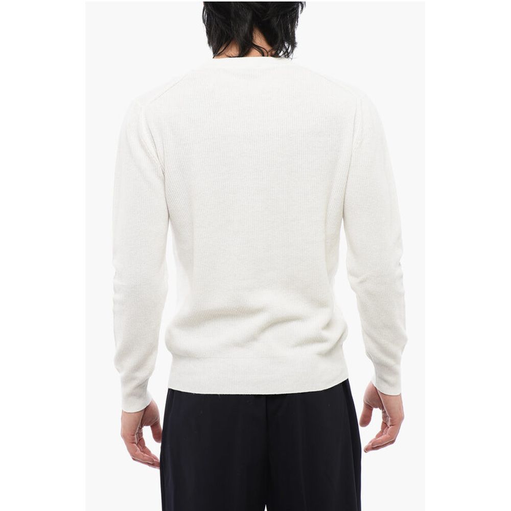 Linen-blended Crewneck Sweater