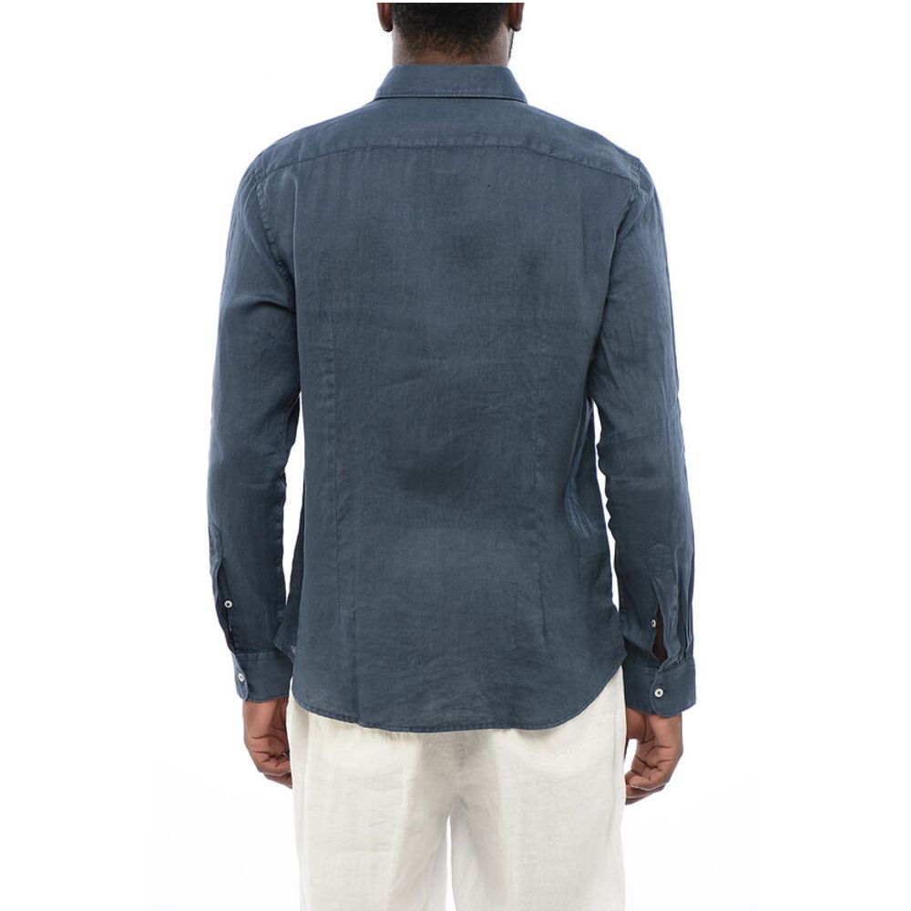 Embroidered Linen Shirt