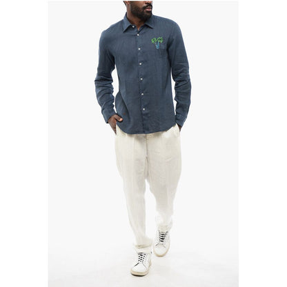 Embroidered Linen Shirt
