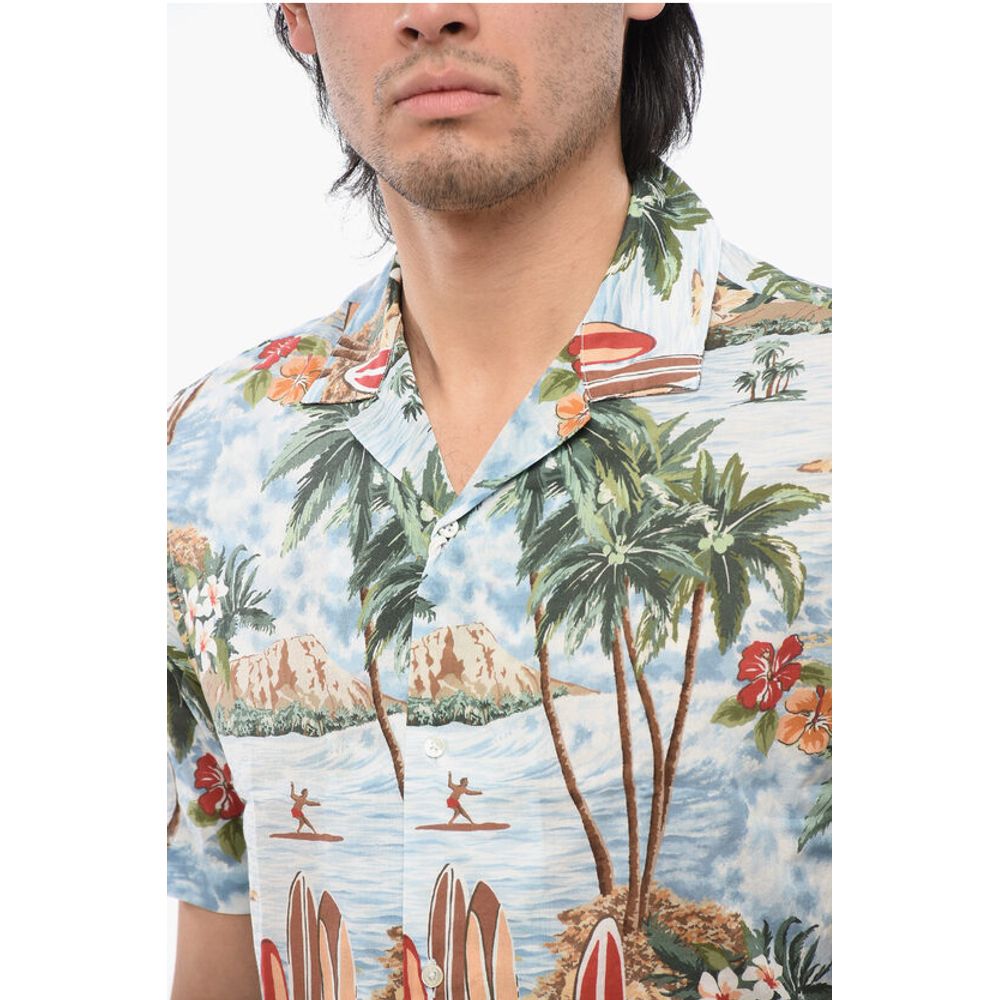 Surf Print Shirt Sleeved Shirt