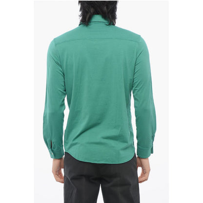 Stretchy Cotton Long Sleeved Shirt