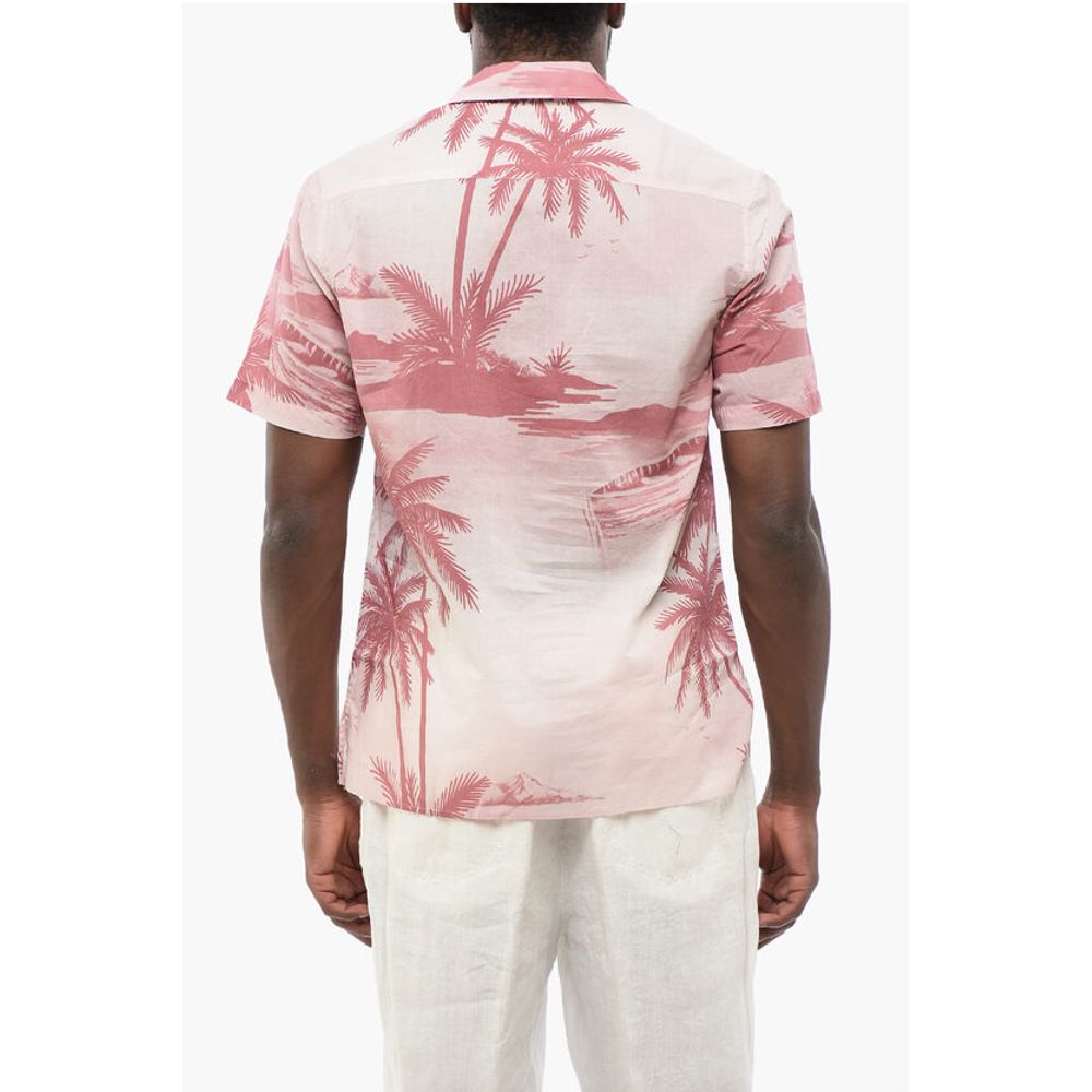 Palms Print Short Sleeved Shirt
