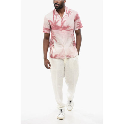 Palms Print Short Sleeved Shirt
