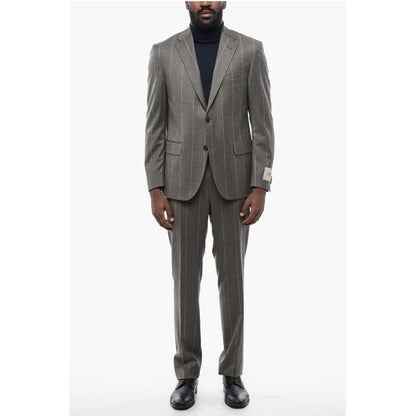 CC COLLECTION Pinstriped RIGHT Wool Blend Suit